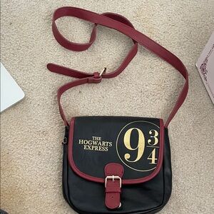 Black and Red Crossbody Bag